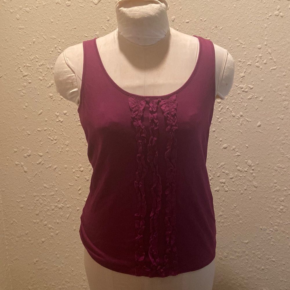 Ann Taylor tuxedo front tank